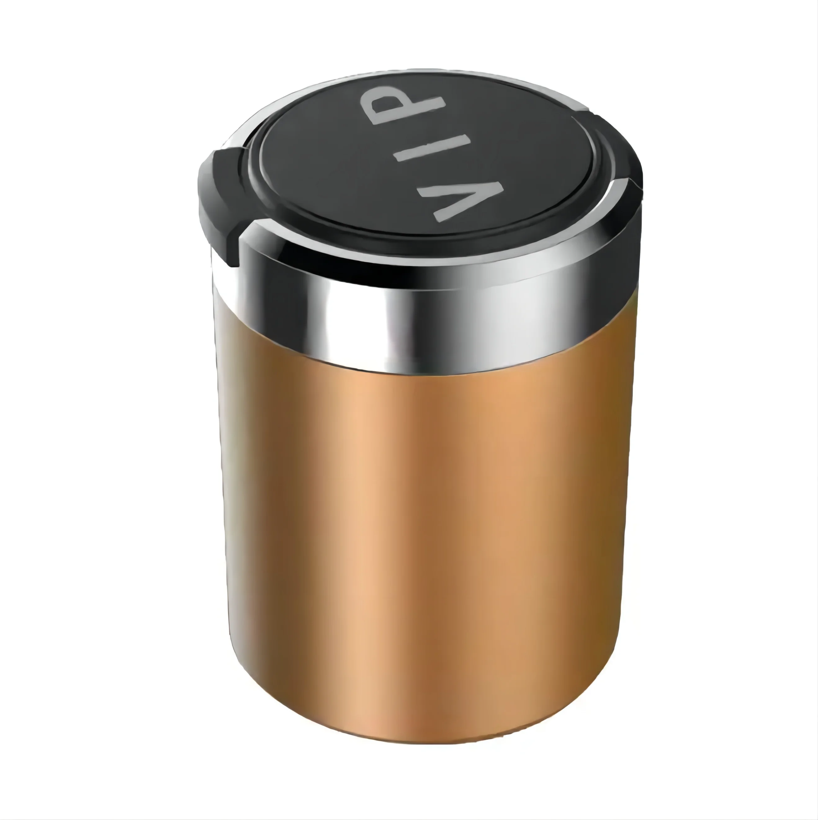 Car ashtray portable smokeless cup holder ashtrays smoking car lightning led car ashtray with lid