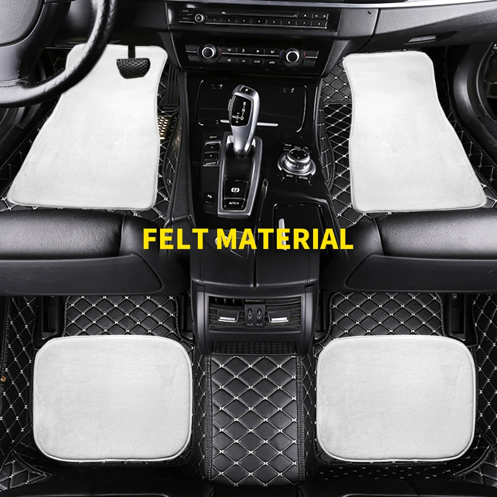 Wholesale Front Rear Universal Size Foor covering fancy felt car floor mats