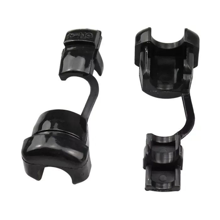 Plastic material 500PCS Black power cord buckle protective tools clamp Wire buckle cable holder fixing wire harness