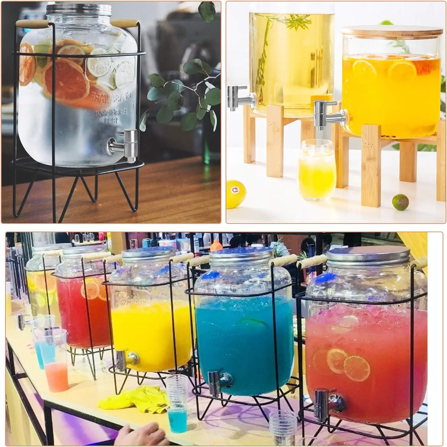 beverage dispensersr with tap juice dispenser