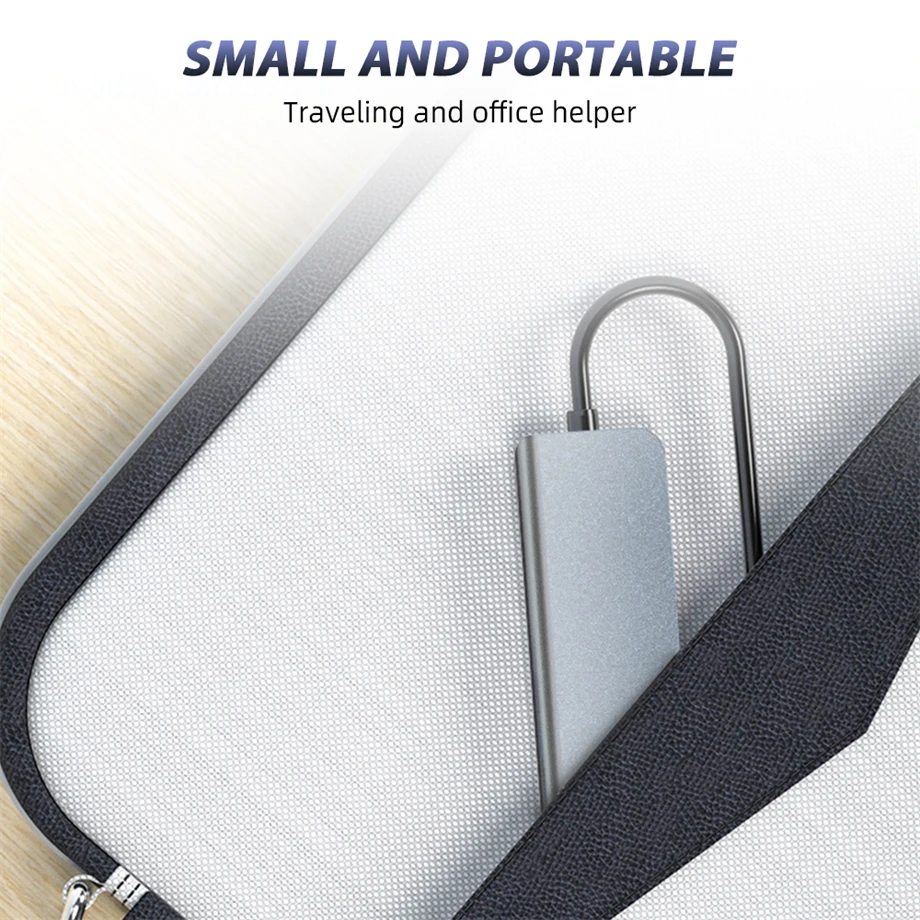 Best Selling Mac book C Adapt Type  Type-C Pro Aluminum Usb Hub 5 In 1