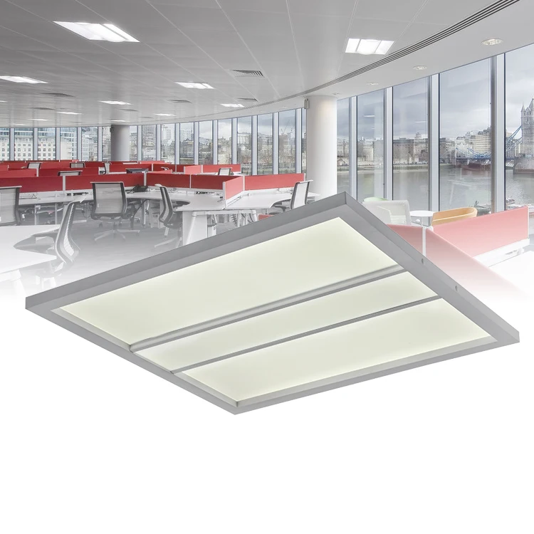 Hight Brightness Commercial Lighting Square 24w 36w 50w 2ft 4ft Acrylic Recessed Led Troffer