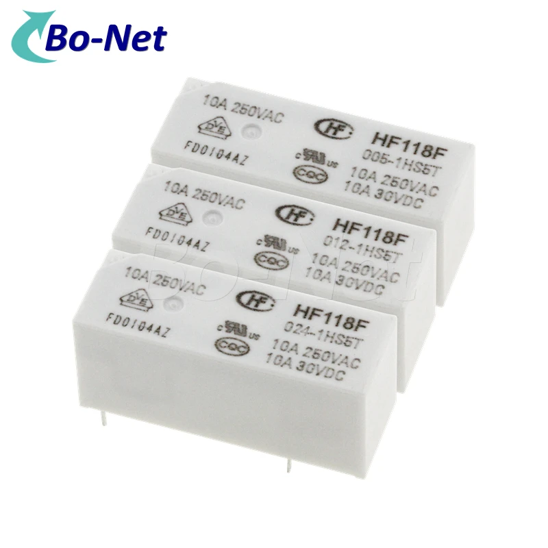 Оригинальный бренд Новый HF118F-005-1HS5T HF118F-012-1HS5T HF118F-024-1HS5T Высокое качество Полный производитель триггерный релейный модуль реле