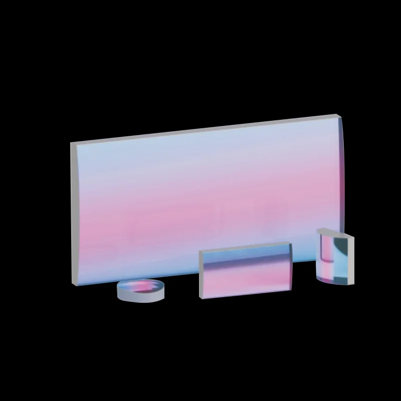 Полуцилиндрическая стеклянная плоско выпуклая линза для лазера