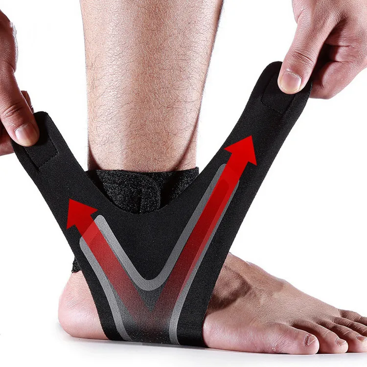 DAVI  Wholesale Neoprene Polyester Ankle Brace Support Stabilizer Ankle Foot Orthosis Brace