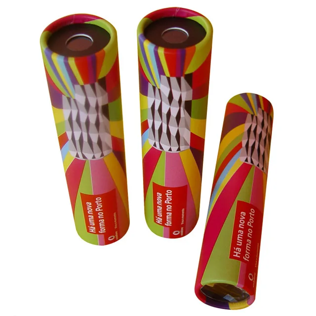 
ECO friendly customer design recycled paper kaleidoscope for promotion 