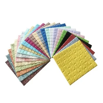 77 X 70 Adhesive Wall 3d Wallpaper with White Brick