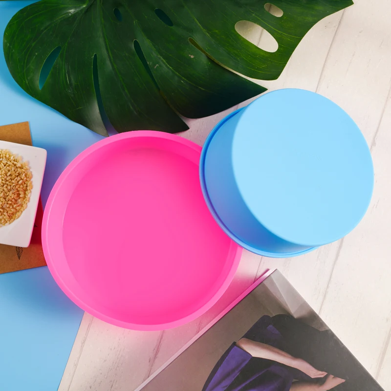 Unique design wholesale round cake mold pan, new silicone cake mold for baking