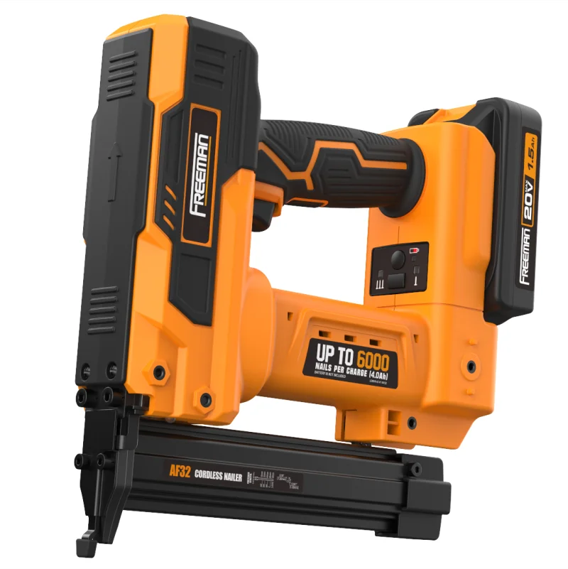 Freeman LDAF32 20V Electric Cordless Drywall Tools Brad Nailer F32 Nail Gun for Wood