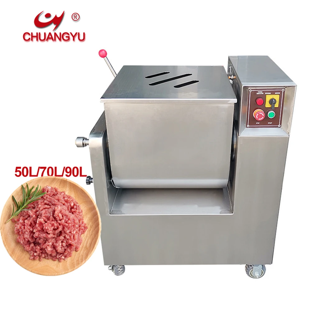 Chuangyu Commercial Vacuum Meat Mixing machine/meatball mixing machine Meat Mix Machine electric sausage meat mixer