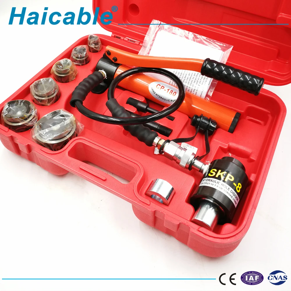 SKP-8 Hydraulic Punch Tool Steel  Hole Punching Tools Steel Hole Punching Tools