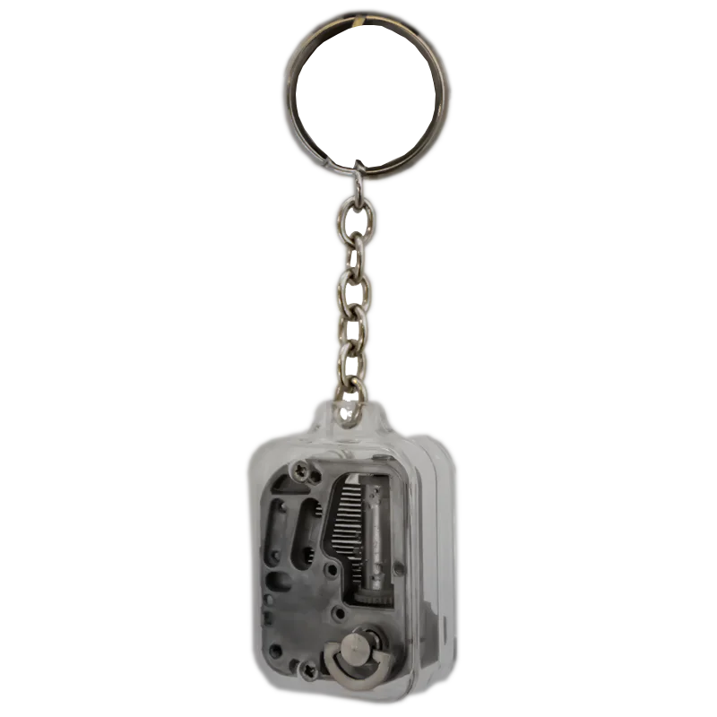 Keychain Toys 18 Tones DIY Baby Handy Crank Musical Instrument Toy for  Gifts