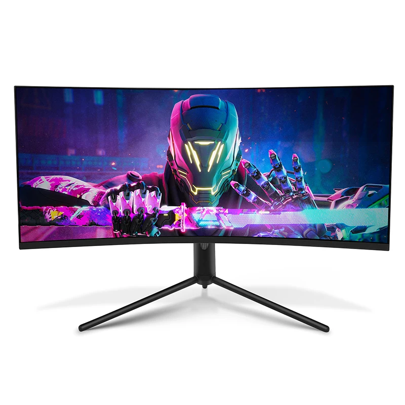 Wholesale All In one Computer 34inch Large 4K Cured Widescreen 100Hz 21:9 3440*1440P All in One PC IPS Computer Monitor