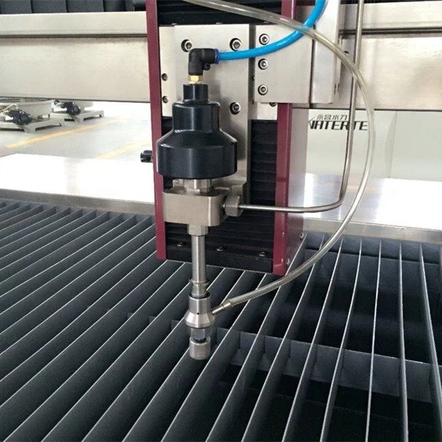 Cutting large porcelain tiles good quality water jet cutting machine for granite and glasses