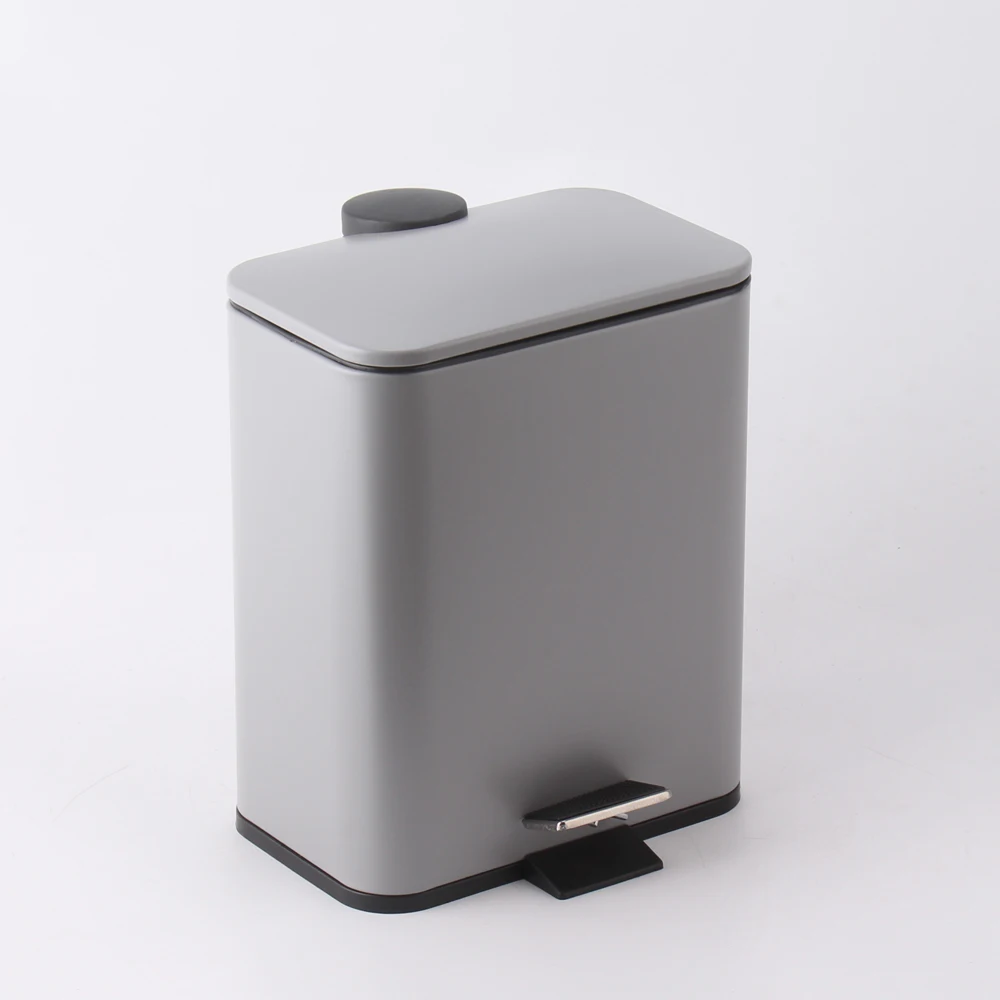 Waste Bin 5L  Garbage Bin Stand Luxury Trash Can Customized Color Paper Bin For Bedroom Household
