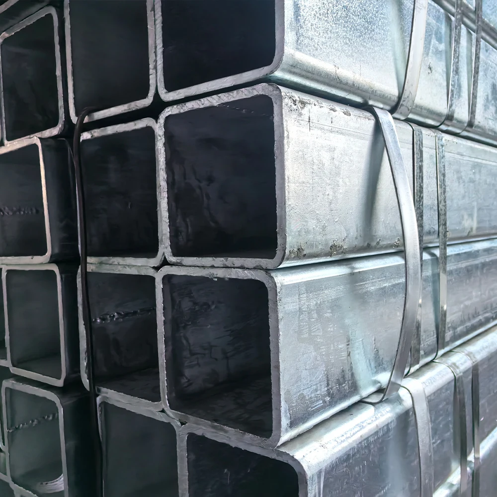 Galvanized Square Pipe Telescoping Tube 14 Gauge 60 X 60 6m 100mm 100mm X 100mm Brackets