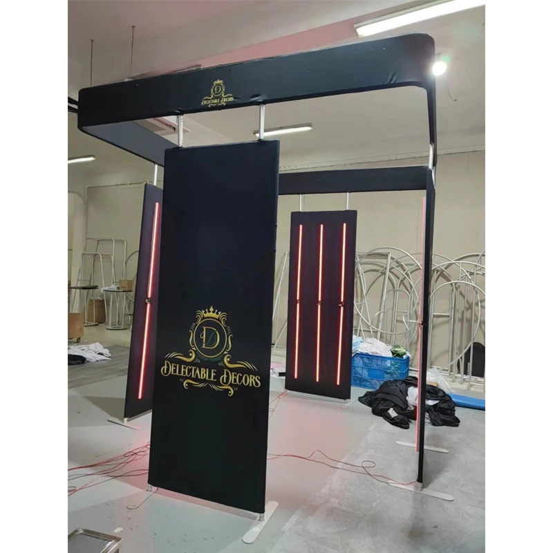 Hot Sale Outdoor 360 Rotating Photo Booth Automatic Inflatable 360 Photo Booth Enclosure Backdrop Inflatable Photo Booth Tent