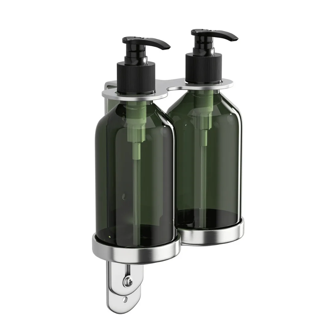 Soap dispenser wall Holder Stainless Steel Rustproof Liquid Soap Bottle Shelf soap dispenser for kitchen sink