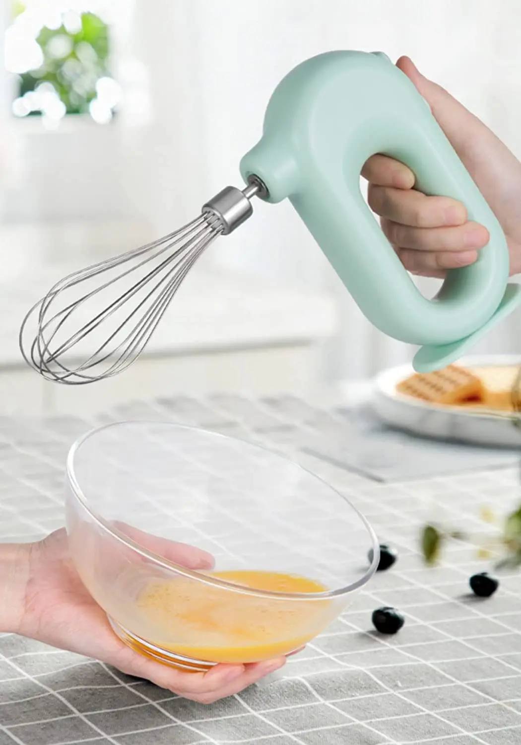 Ручной профессиональный небольшой ручной миксер, Аккумуляторный Электрический Ручной Миксер для приготовления тортов