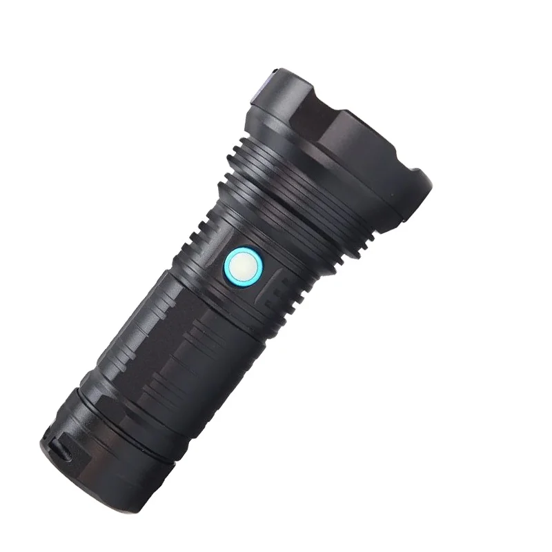 T40 High Powered Rechargeable Flashlight Outdoor Lighting LED Long Range Security Patrol Searchlight Aluminum Alloy Camping 70