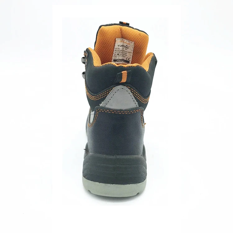 Electrical safety shoes bova basic anti smash with steel toe cup and plate