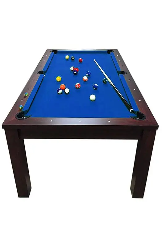 Practical Classical 2In 1 Solid Wood Frame Pool Table Dining Table And Chair Combo For Sale China