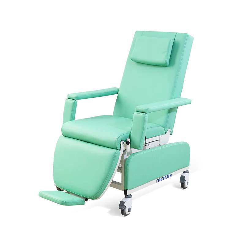 Hospital Manual dialysis chair with  trendenleburg function  mechanical control reclining blood drawing chair