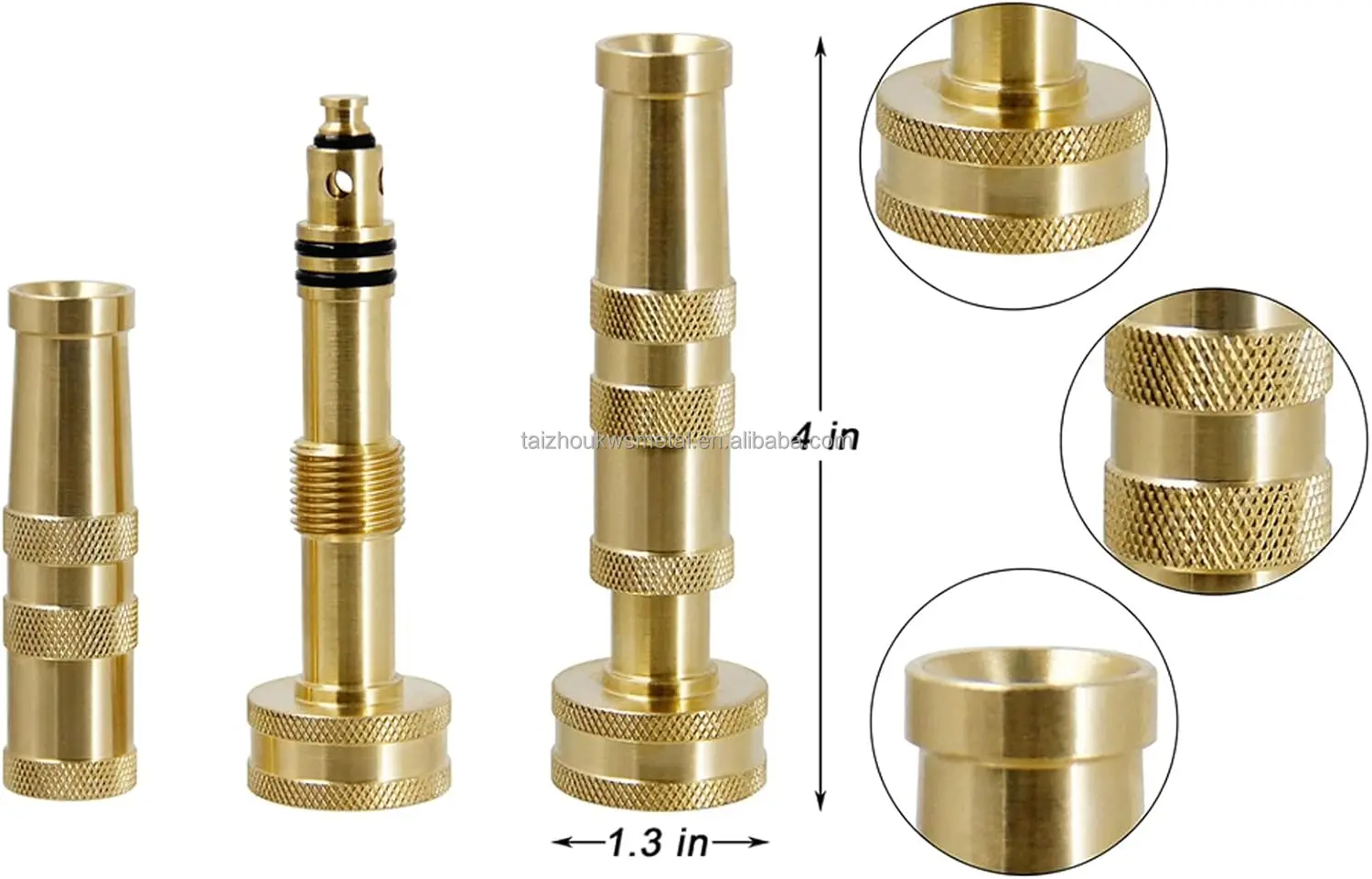 4 inch lead free corrosion resistance cleaning water jet nozzle fountain brass spray nozzle