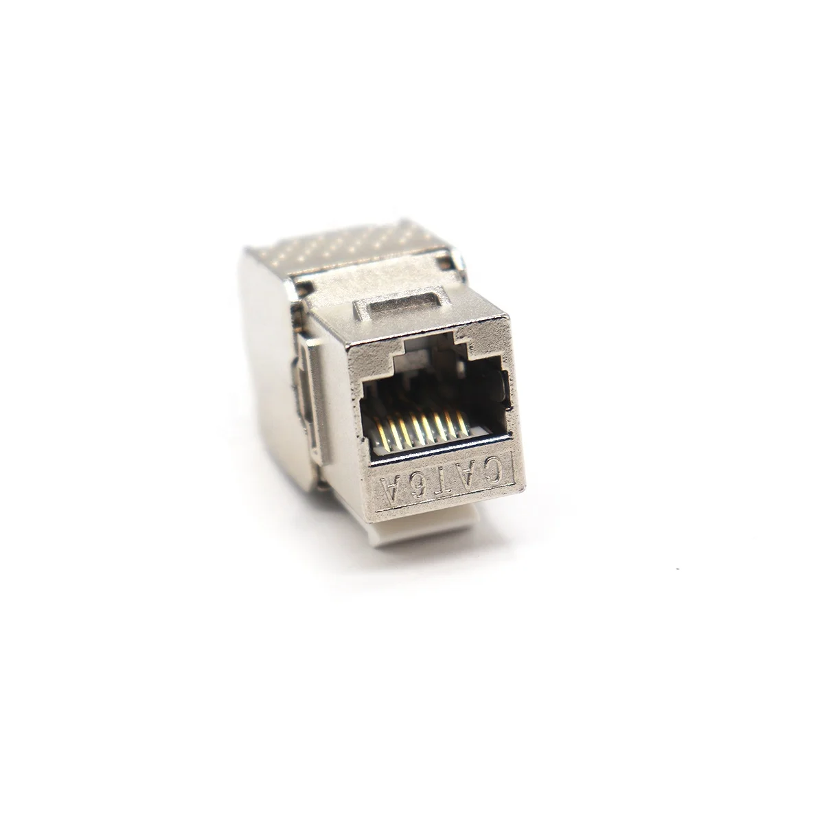 Металлический материал cat6a keystone jack безинструментальный Экранированный