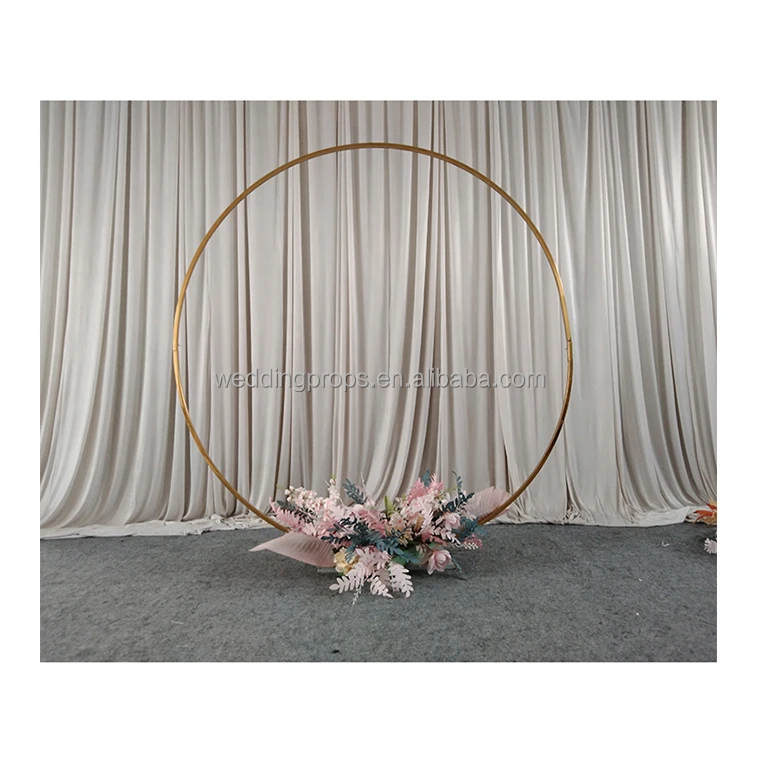 C-081 Wedding Decoration Party Event round backdrop stand Metal Flower Balloon Frame Arch stand backdrop