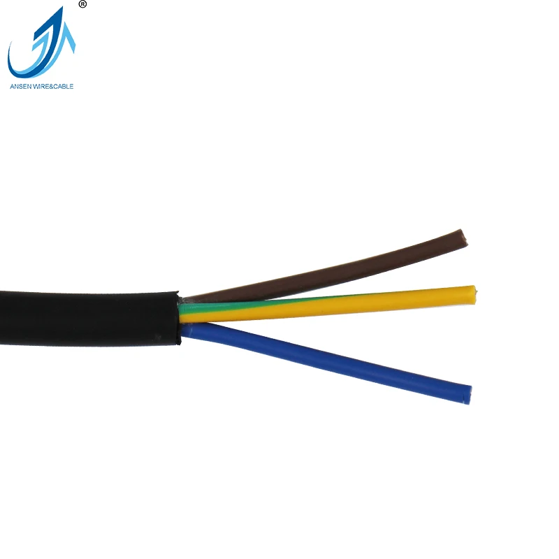 Оптовая цена полный медный кабель сигнала RVV3 * 0.75mm2 18awg 3-жильный инженерно-установка с помощью силовые