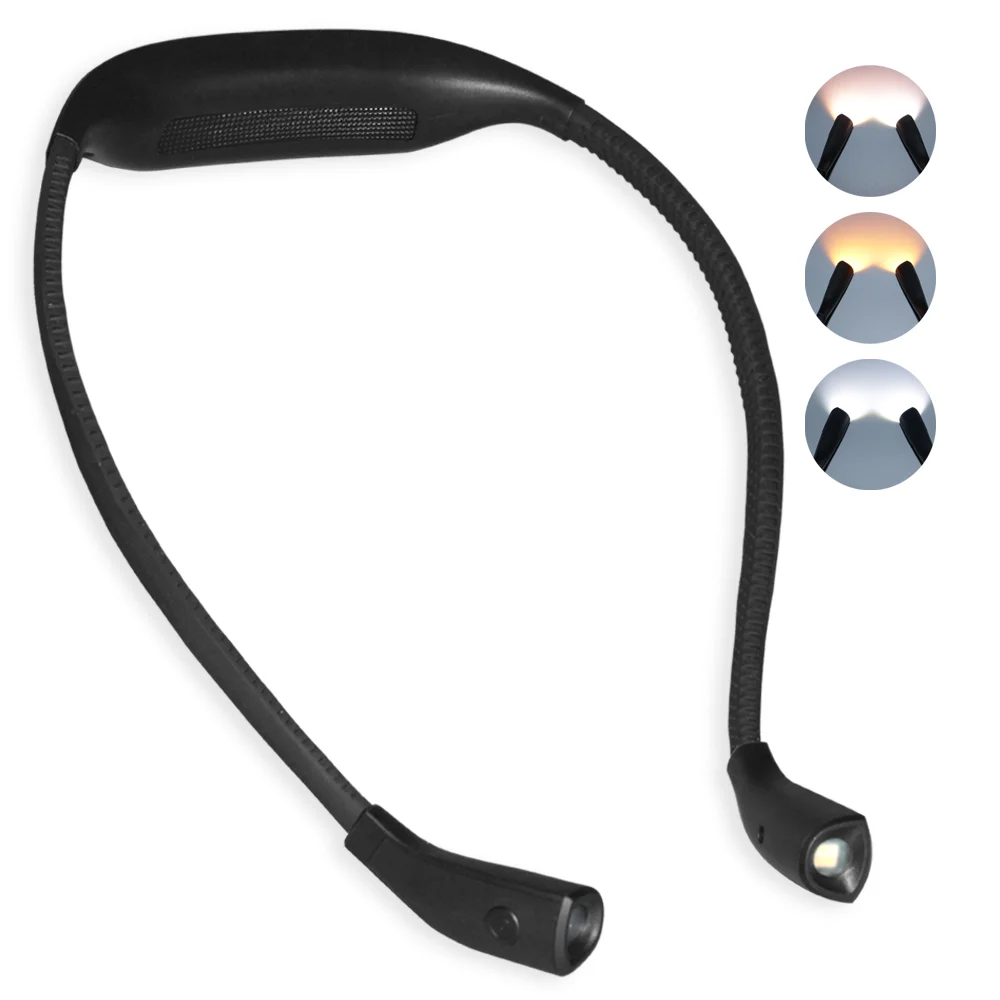Newish Hands free flexible led neck reading hug light led neck hug light flexible led book light