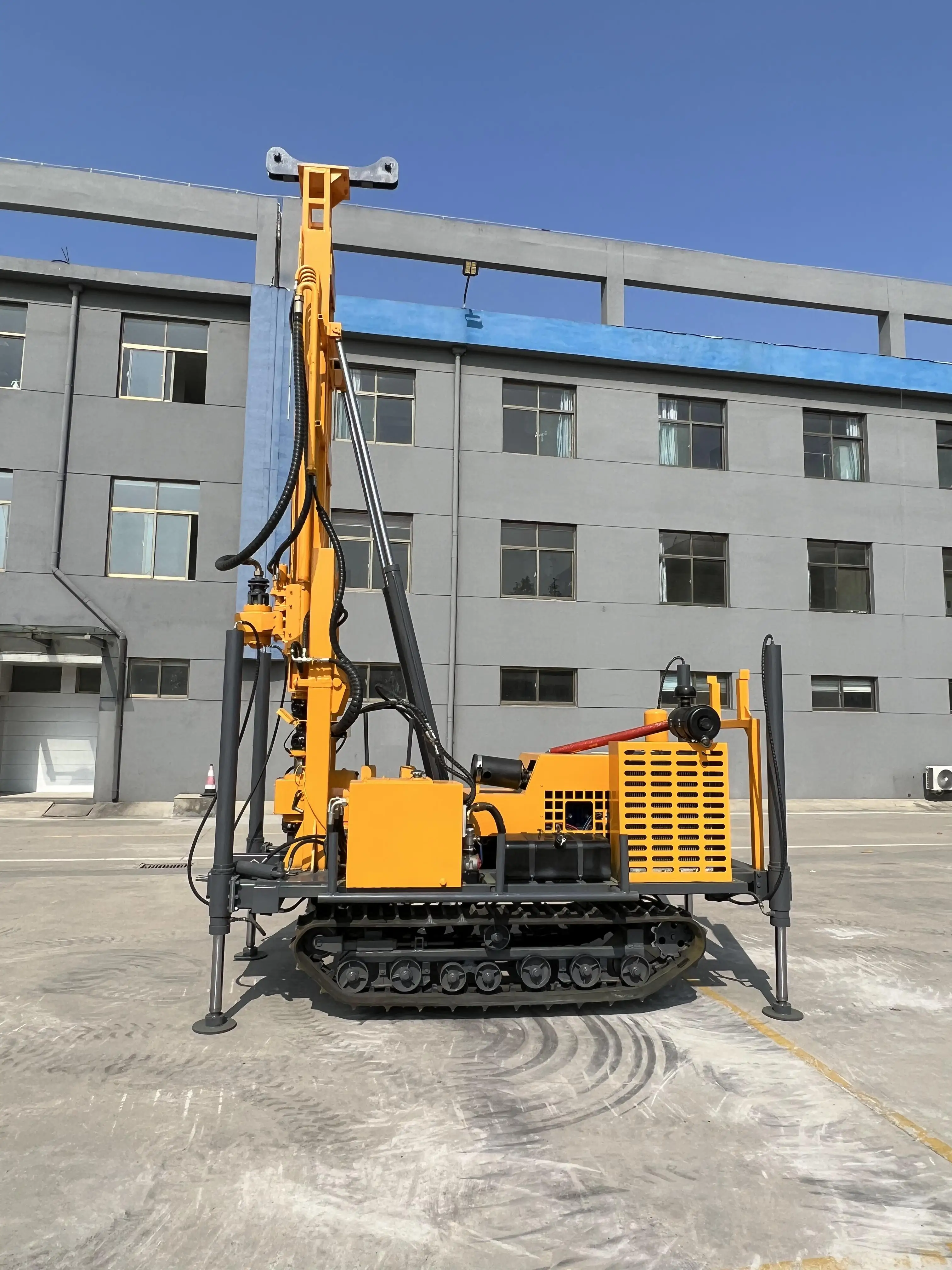 280m Water and pneumatic dual-purpose series drilling rig Multifunctional hydraulic crawler drilling rig Top drive drilling rig