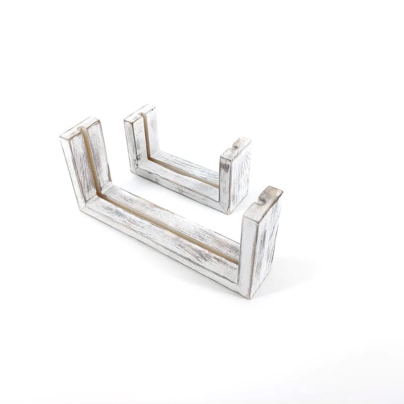 Photo Frame Postcard Stand Desk Calendar Base Wooden Note Stand Retro Wooden U-shaped Picture Holder Business Card Holder