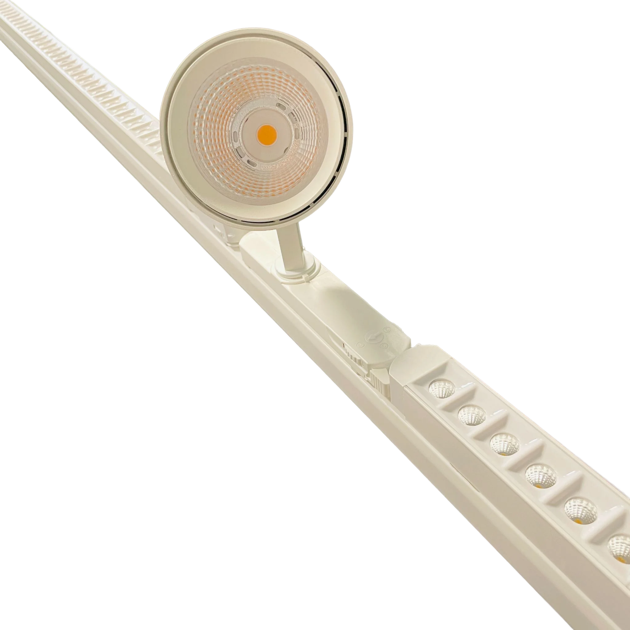 Aluminum Led light ceiling track linear rail lighting  rectangle for commercial atv clothing bar