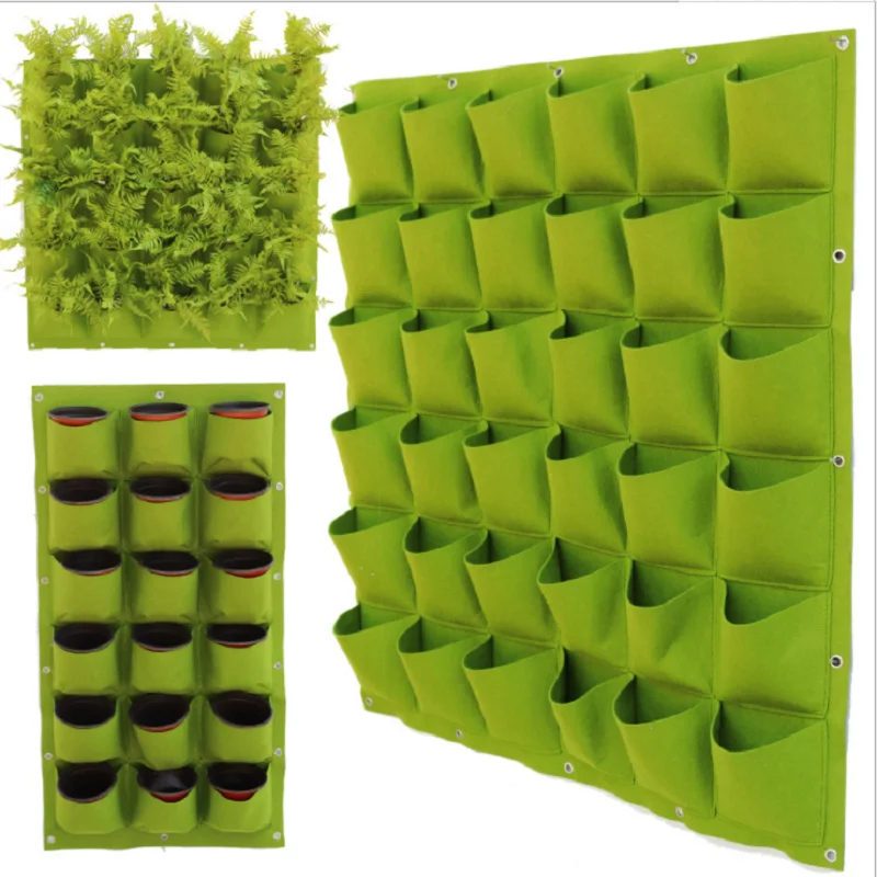 Table Decoration 5 Gallon Cloth Pots Vertical Bags Hanging Grow Bag
