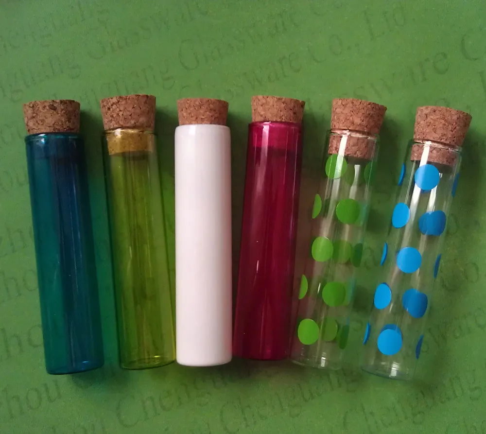 Clear Amber Test Tube With Cork
