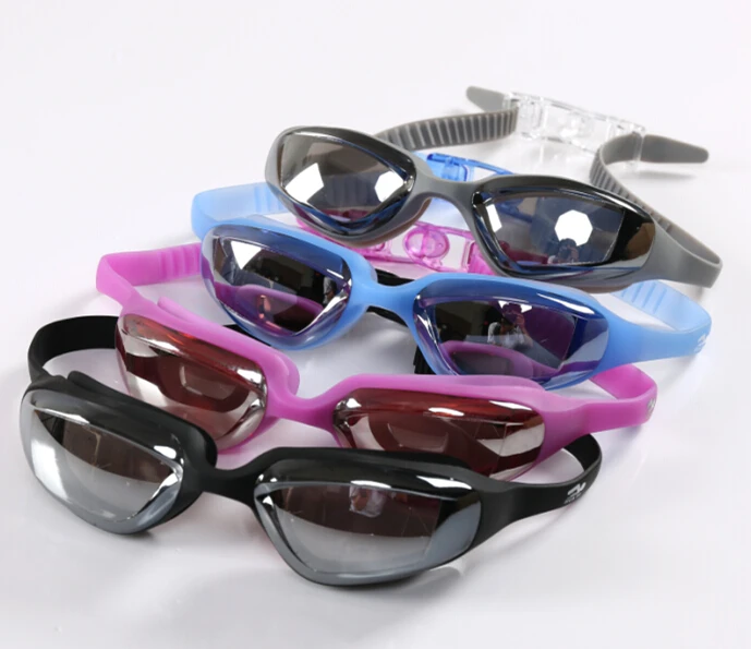 DONGGUAN manufacturing fashion mirror coating swimming goggles