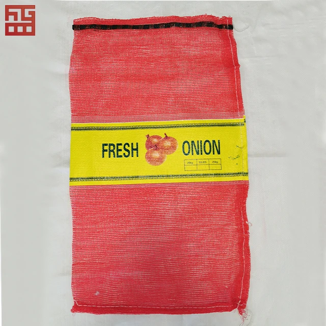 
PP PE Mesh Bag 25kg 50kg Vegetables Onion Potatoes Mesh Packing Bags 