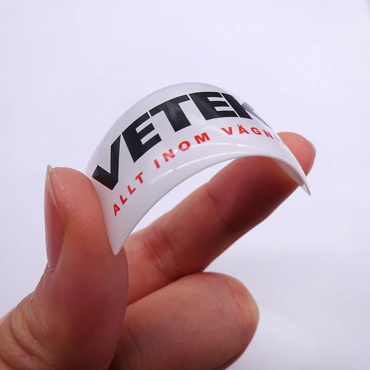 High Quality Mixed Style Designs 3D Custom Design Clear epoxy sticker dome resin