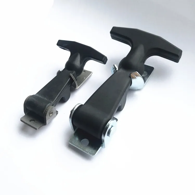 Rubber Toggle Latch T-Handle Flexible Hasp Black Draw Latch Rubber Buckle Lo