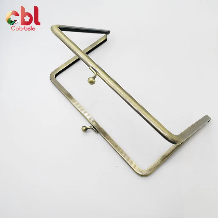 Оптовая продажа металлические аксессуары рамка для кошелька клатч Рамка Поцелуй Пряжка металлический кошелек рамка