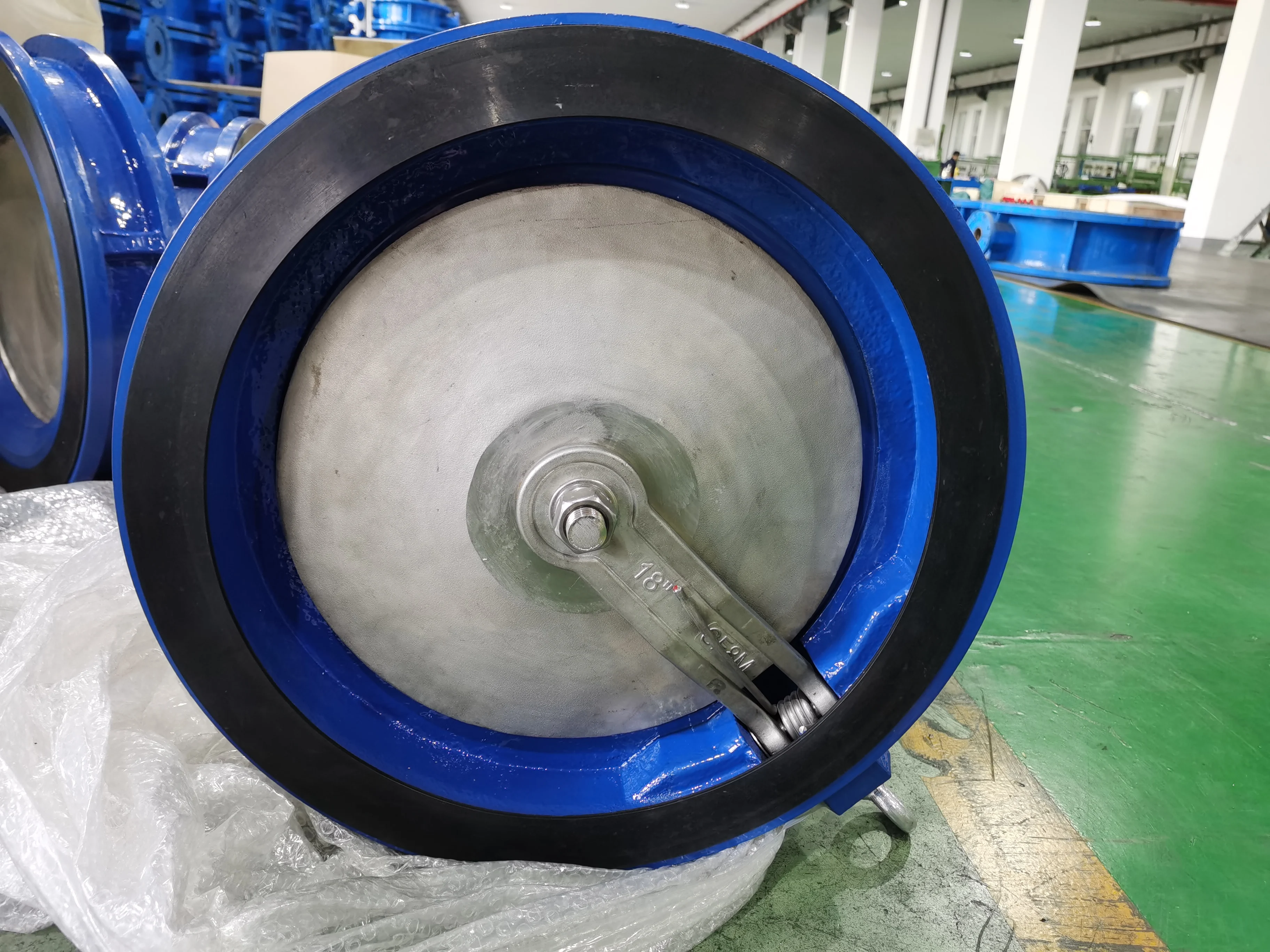 Cast Ductile iron body ,SS316 disc Wafer single check valve  DN200 with AS2129 TABLE D/E