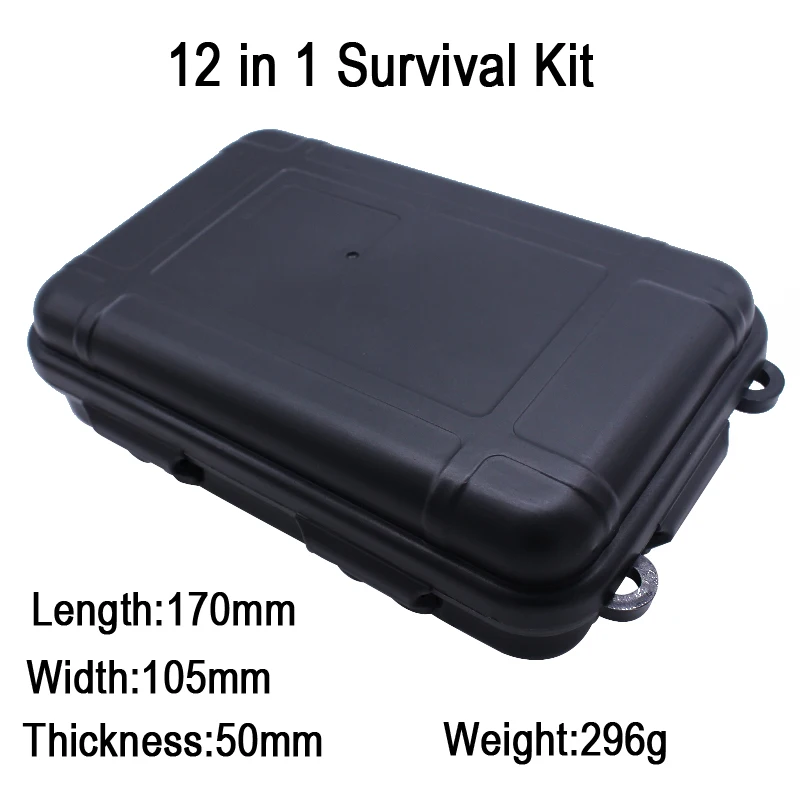 
Waterproof Multitool Adventures Military Survival Kit Hiking and Camping 