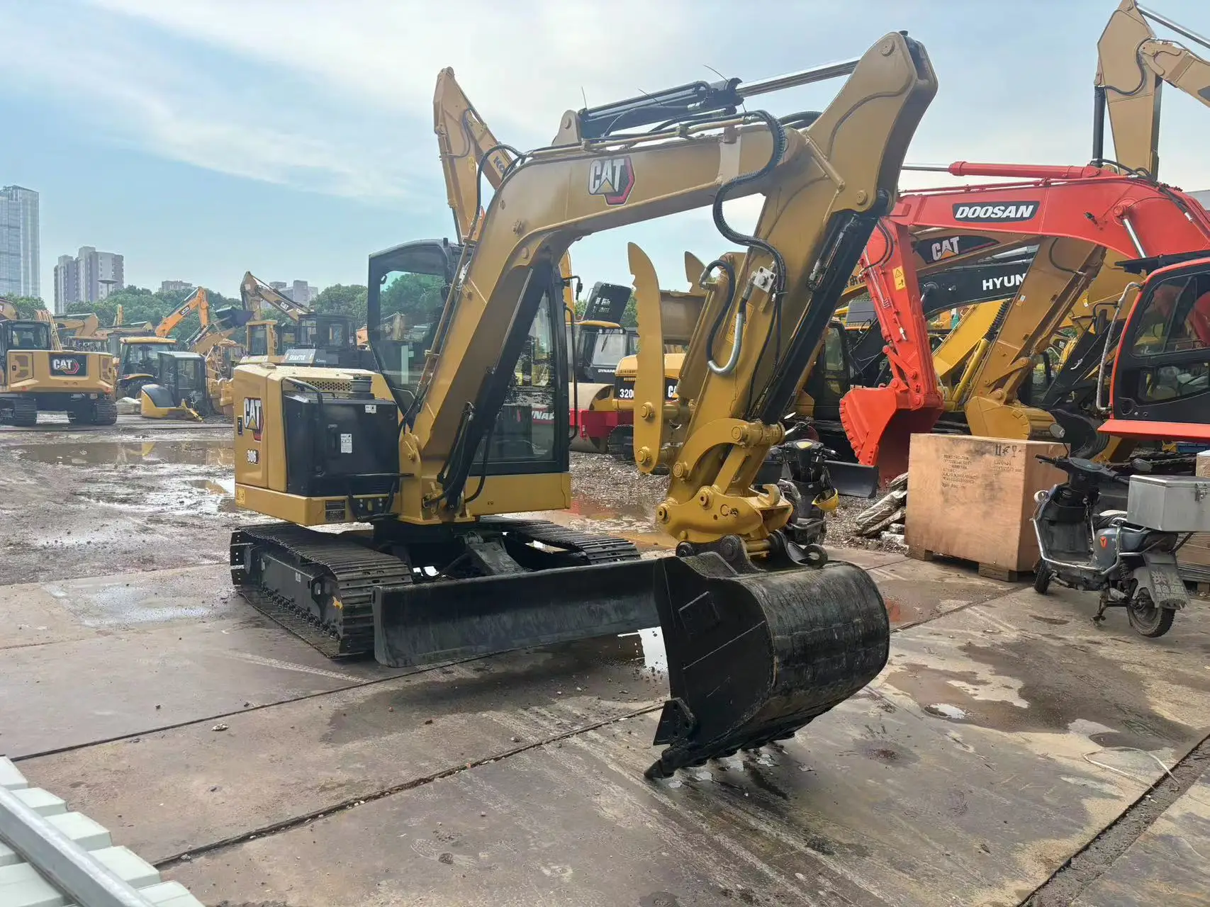 CAT 306 Low price 2022 yr mini 6 ton Crawler Excavator mini used cat excavator 306 for sale