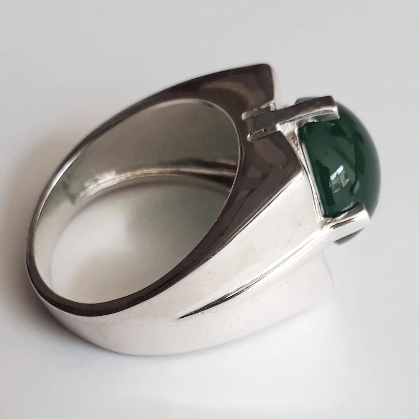 Best Selling Men 925 Sterling Silver Ring Jewelry Men Gemstone Silver Onyx Ring with High Finishing