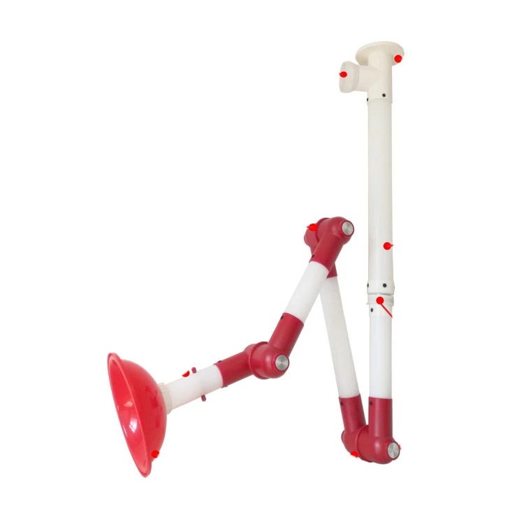 Lab Ceiling Mounted Flexible Hood PP Universal Flexible Fume Extraction Arm