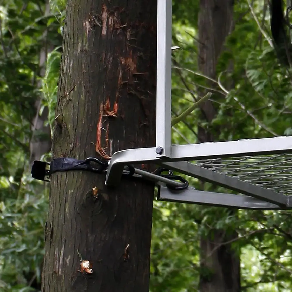 Wholesale Outdoor Folding Telescopic Deer Hunting Tree Seat Metal Climbing Ladder Blind Hunt Tree Stand For Hunting
