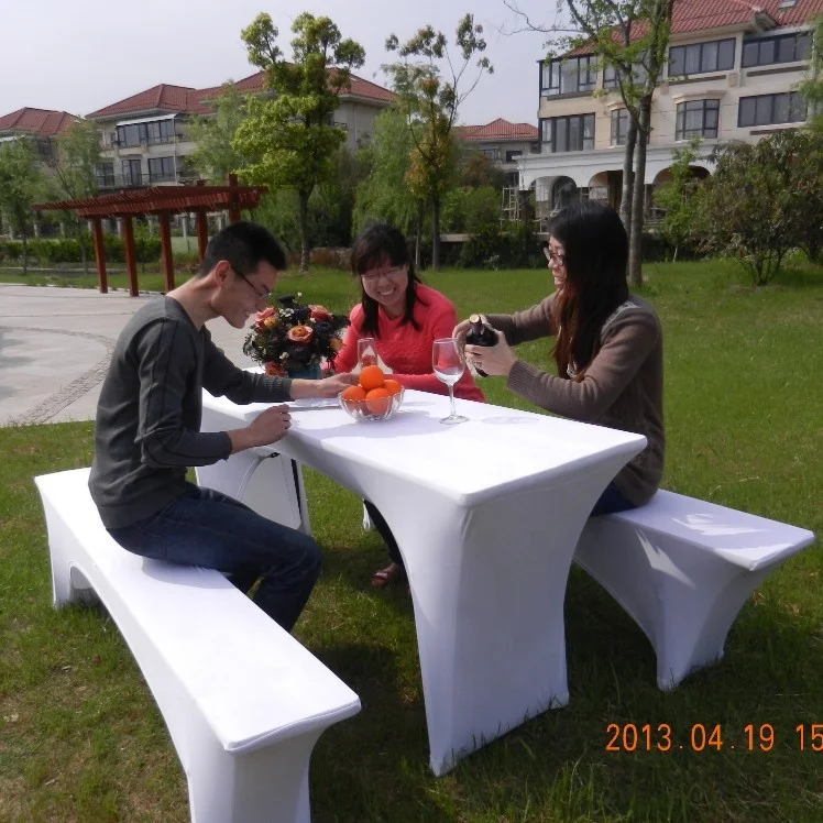 Biertischhusse Beer Garden Tent Cover Set 3 Pieces elegant stretch covers for beer table 50-70 x 220 beer benches