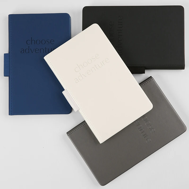 Lion Paper Business Diary Journal Pen Loop PU Leather Hardcover A5 Notebook